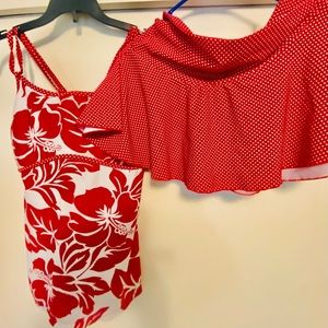 Super cute Tankini and Swim Skirt!